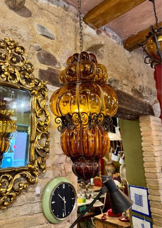 Mostrador francés antiguo de roble. Dos puertas