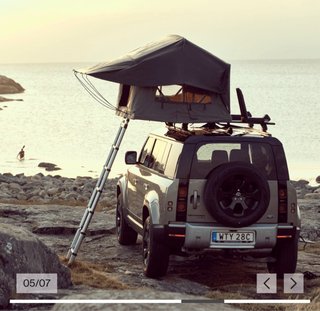 Tienda de techo coche 2 personas Thule Foothill