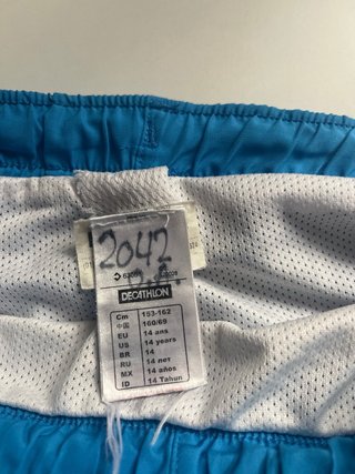Bañador niño azul talla 14