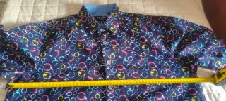 Camisa Yves Enzo Estampada Talla L