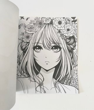 Libro para colorear Anime Manga | Nuevo sin usar