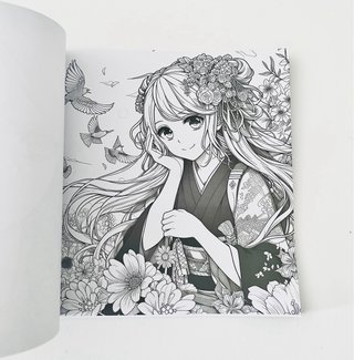 Libro para colorear Anime Manga | Nuevo sin usar