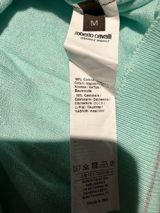 Maglione leggero firmato Roberto cavalli Tg M