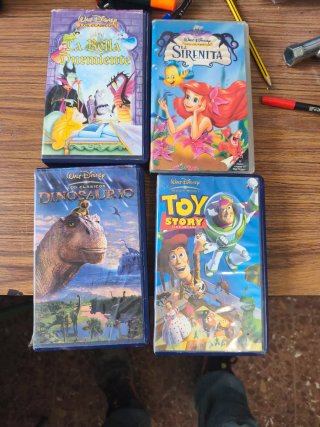 Lote Películas Disney VHS Clásicos