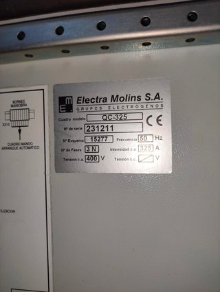 Grupo Electrógeno Diesel Electra Molins