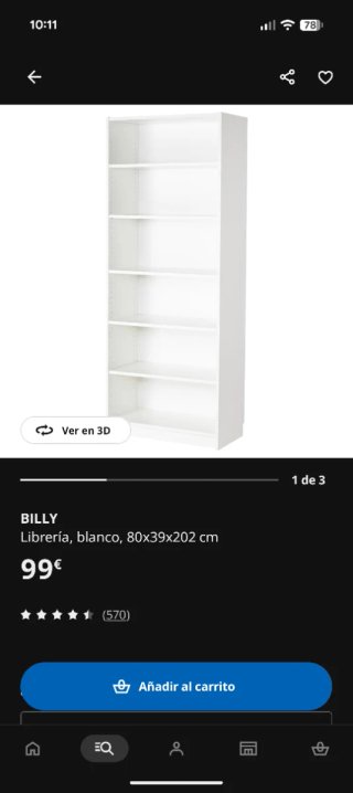 Estantería Billy Ikea Madera Roble
