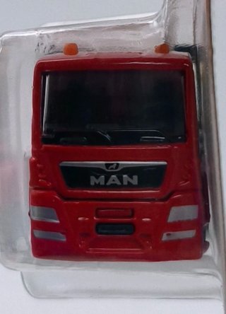 MAN TGS CAMIÓN GRÚA CON FORD GT MAJORETTE TRAILER