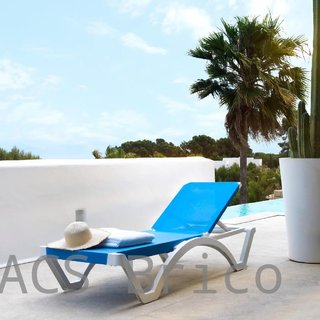 Tumbona Mykonos Azul Claro