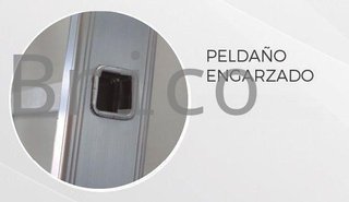 Escalera Aluminio 3x19 - 5+5+5 M - 80x25mm