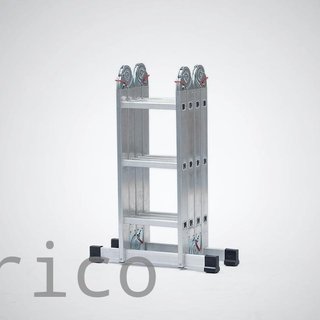 Escalera Multiflex Aluminio Profesional 4x3 Peldaños