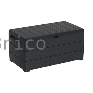 Baúl Arcón PVC 416 L Gris Oscuro - 70x129x62 cm - Duramax