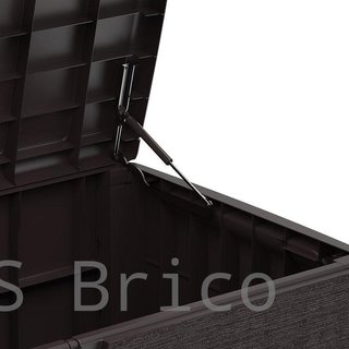 Baúl Arcón PVC 416 L Marrón - 70x129x62 cm - Duramax