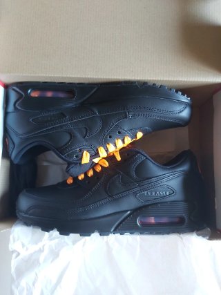 Zapatillas Nike air max 90 Black Orange 42