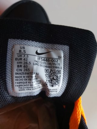 Zapatillas Nike air max 90 Black Orange 42