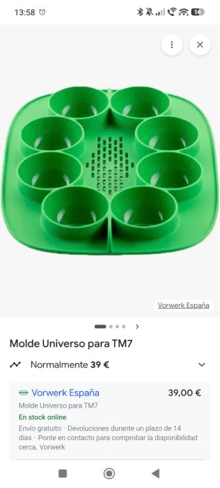 Molde Universo para TM7 Vorwerk España