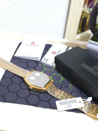 Reloj Naviforce Hombre Oro y Verde