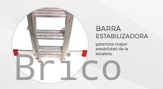 Escalera Aluminio 3x7 - 2+2+2 M - 66x25mm