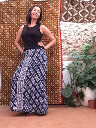 Falda-pantalón batik 100% algodón
