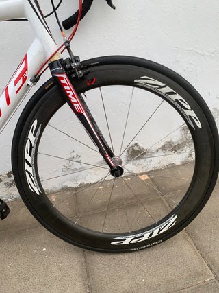 Bicicleta Time Carbono + Ruedas Zipp 404