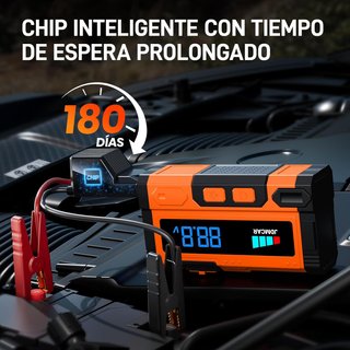 SIN ABRIR 3 en 1 Arrancador de Batería Coche 8000A