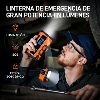 SIN ABRIR 3 en 1 Arrancador de Batería Coche 8000A