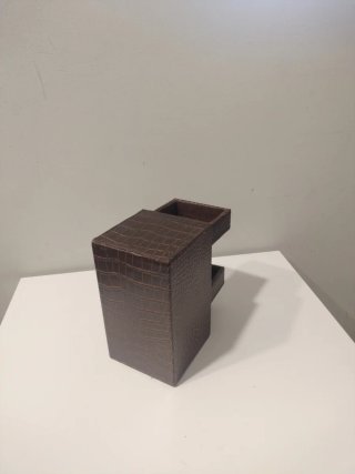 Joyero Marrón Cocodrilo