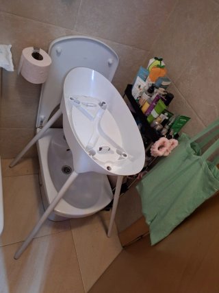 Bañera bebé con soporte