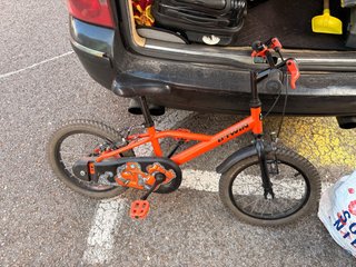 Bicicleta infantil Btwin naranja