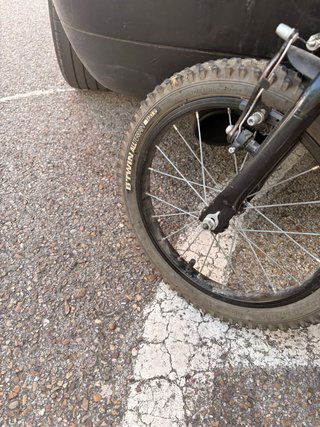 Bicicleta infantil Btwin naranja