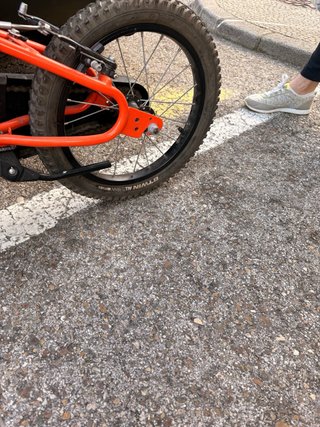 Bicicleta infantil Btwin naranja