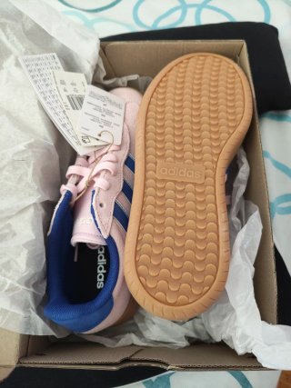 Tênis Adidas Rosa e Azul Tam 36 Novos