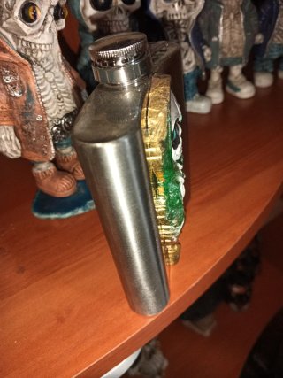 Lote 6 statue teschi cool mec e flacone per bevande