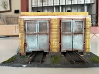 Cochera -taller para locomotoras h0