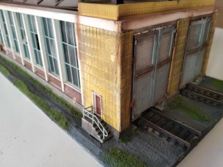 Cochera -taller para locomotoras h0