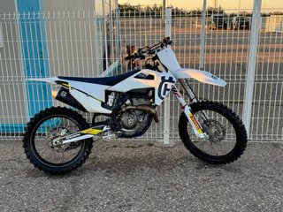 Husqvarna Motocross Moto Azul/Blanca 350 4t