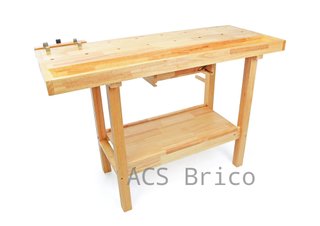 Mesa Carpintero Madera 126 Cm - 65277 - Mader