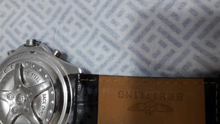 Reloj Breitling Alta Gama Negro/Plata