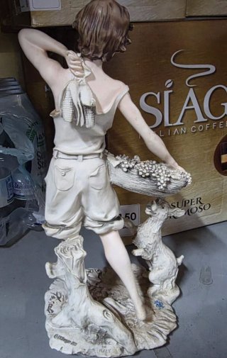 Statue Capodimonte Pascal Berger anni 90