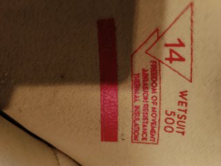 Neopreno Tribord 14 años. Buen estado.