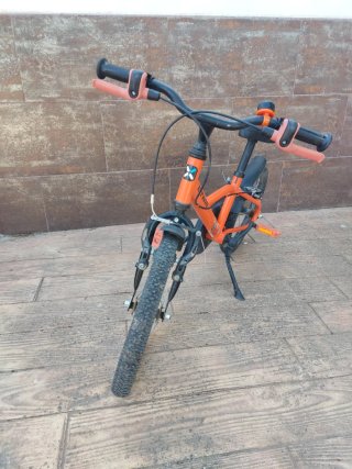 Bicicleta Infantil 16 Decathlon Naranja