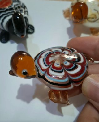 Set 3 Tartarughe Vetro Murano
