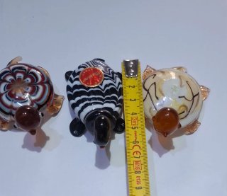 Set 3 Tartarughe Vetro Murano