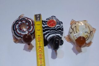 Set 3 Tartarughe Vetro Murano