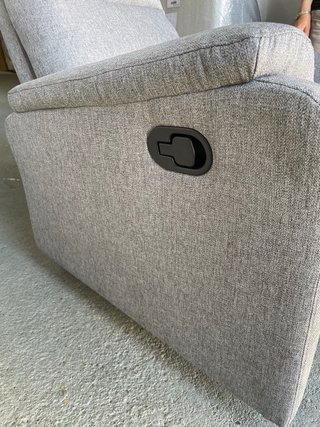 Sillón relax de palanca gris