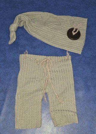Conjunto Newborn Gorro y Pantalón Gris