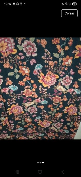 Vestido camisero floral