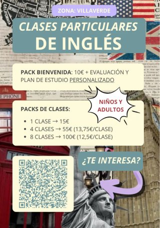 Clases de inglés en Villaverde