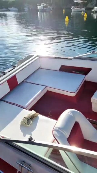 Barco deportivo con asientos Sea ray seville moto