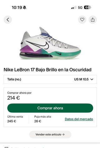 Zapatillas Nike LeBron XVII Low, Fotoluminiscentes