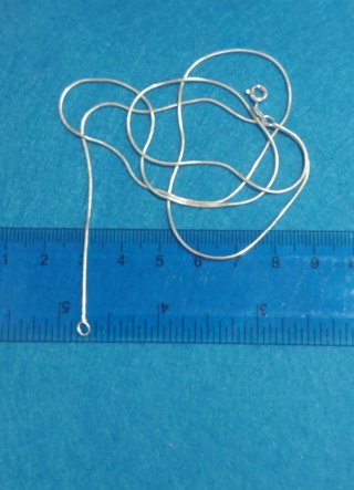 Cadena de 60cm de Plata de Ley